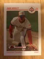 Dan Henley #636 Baseball Cards 1991 Impel Line Drive Prices