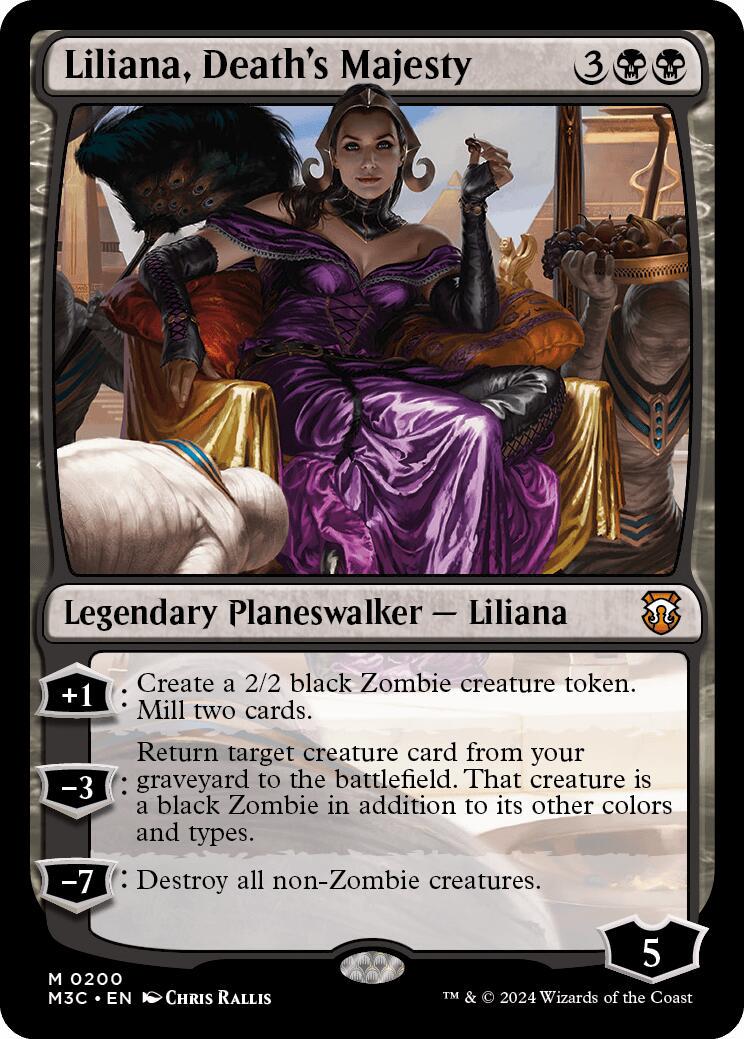 Liliana, Death's Majesty [Foil] #200 Magic Modern Horizons 3 Commander