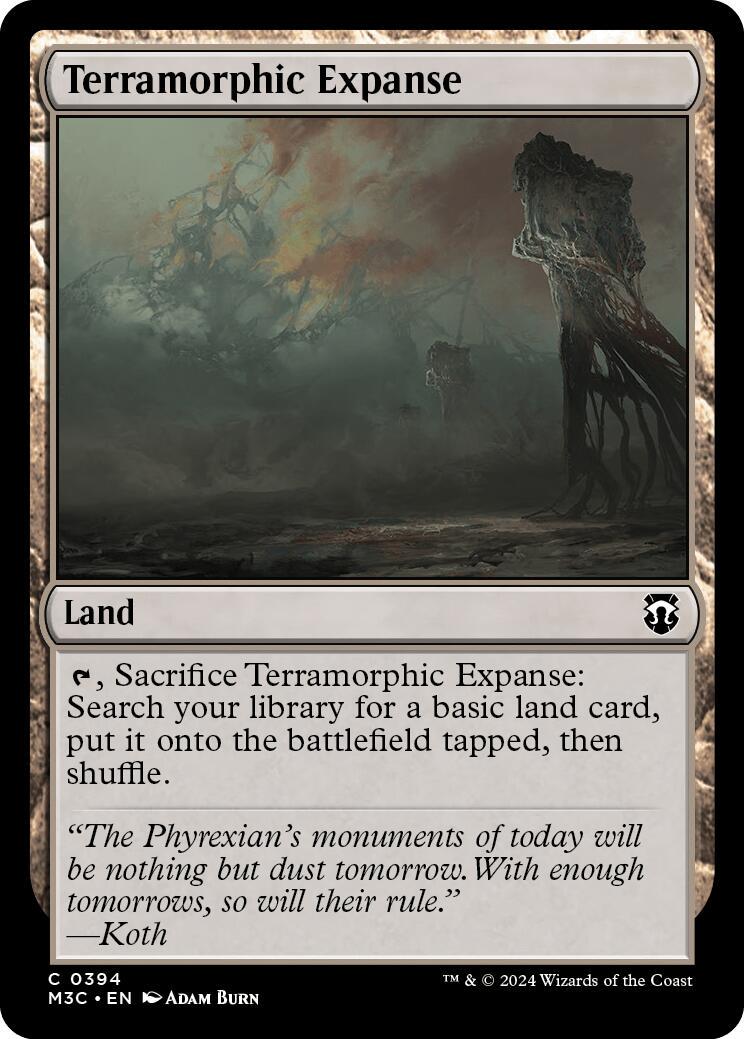 Terramorphic Expanse [Foil] #394 Magic Modern Horizons 3 Commander