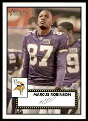 Marcus Robinson #13 Football Cards 2006 Topps Heritage Prices