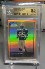 Reggie Bush [Orange Refractor] #223 Football Cards 2006 Bowman Chrome Prices