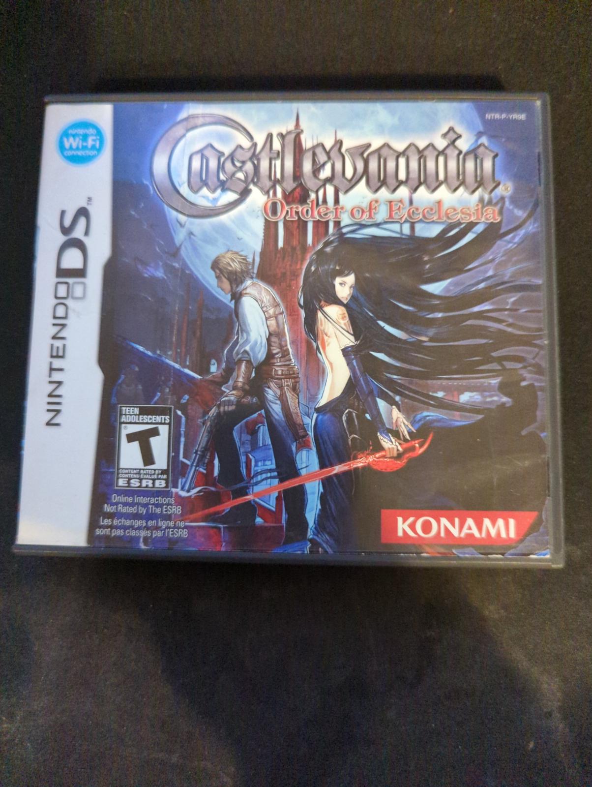 Castlevania Order Of Ecclesia Box And Manual Only Nintendo DS