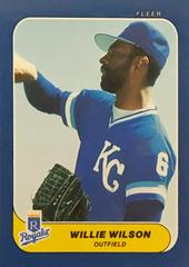 Willie Wilson #5 Baseball Cards 1986 Fleer Mini Prices
