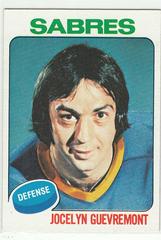 Jocelyn Guevremont Hockey Cards 1975 Topps Prices