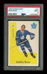 Bob Baun #21 Hockey Cards 1959 Parkhurst Prices