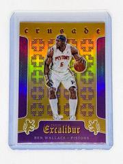 Ben Wallace [Purple] Basketball Cards 2015 Panini Excalibur Crusade Prices