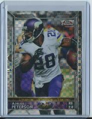 Adrian Peterson [Xfractor] #24 Football Cards 2015 Topps Chrome Prices