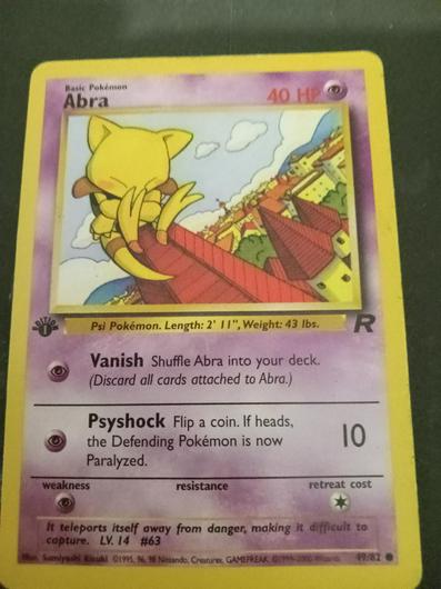 Abra [1st Edition] #49 photo