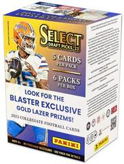 Blaster Box Football Cards 2023 Panini Select Draft Picks Prices