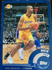 Rick Fox #163 Basketball Cards 2002 Topps Prices