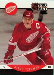 Steve Yzerman #79 Hockey Cards 1990 Pro Set Prices
