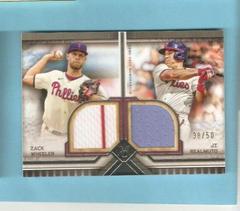 Zack Wheeler, J. T. Realmuto #DMMR-WR Baseball Cards 2023 Topps Museum Collection Dual Meaningful Materials Relics Prices
