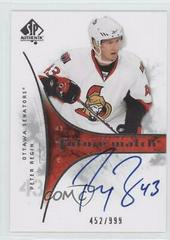 Peter Regin [Autograph] Hockey Cards 2009 SP Authentic Prices