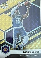 LeBron James [Black Gold Choice] Basketball Cards 2020 Panini Mosaic Prices