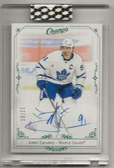 John Tavares [Green] Hockey Cards 2020 Upper Deck Clear Cut Champs Autographs Prices