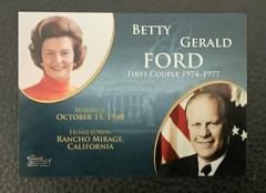 Gerald & Betty Ford [First Couple] #FC-36 Baseball Cards 2008 Topps Update & Highlights Prices