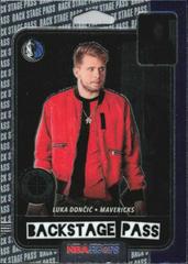 Luka Doncic #3 Basketball Cards 2019 Panini Hoops Premium Stock Backstage Pass Prices