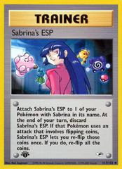 Sabrina's ESP [1st Edition] #117 Pokemon Gym Heroes Prices
