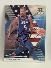 Kevin Durant Basketball Cards 2019 Panini Mosaic Autographs Prices