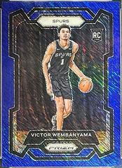 Victor Wembanyama [Blue Shimmer] #136 Basketball Cards 2023 Panini Prizm Prices