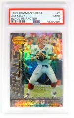 Jim Kelly [Black Refractor] #3 Football Cards 1995 Bowman's Best Prices