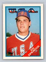 Ed Sprague Baseball Cards 1988 Topps Traded Prices