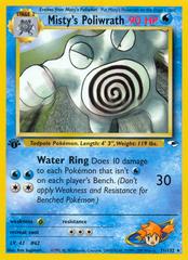 Misty's Poliwrath [1st Edition] Pokemon Gym Heroes Prices