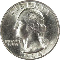 1984 P Coins Washington Quarter Prices