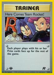 Here Comes Team Rocket [1st Edition] Pokemon Team Rocket Prices