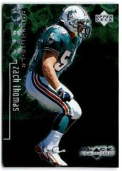Zach Thomas [Quadruple] Football Cards 1998 Upper Deck Black Diamond Rookies Prices