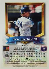 Rear | Steve Buechele Baseball Cards 1994 Topps Traded Finest Inserts