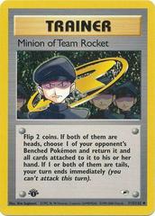 Minion of Team Rocket [1st Edition] #113 Pokemon Gym Heroes Prices