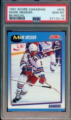 Mark Messier [Bilingual] Hockey Cards 1991 Score Canadian Prices