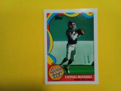 Lionel Manuel #21 Football Cards 1989 Topps 1000 Yard Club Prices