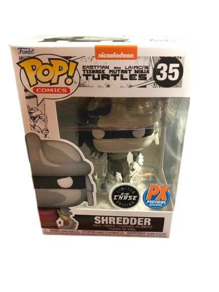 Shredder [PX Black And White] #35 Funko POP Comics