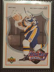 Brett Hull [1989 New 70 Goal Scorer] Hockey Cards 1991 Upper Deck Brett Hull Heroes Prices