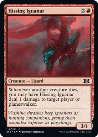 Hissing Iguanar #113 Magic Double Masters 2022