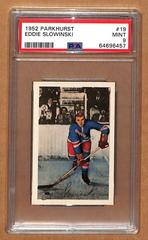 Eddie Slowinski #19 Hockey Cards 1952 Parkhurst Prices