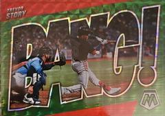 Trevor Story [Green] Baseball Cards 2022 Panini Mosaic Bang Prices