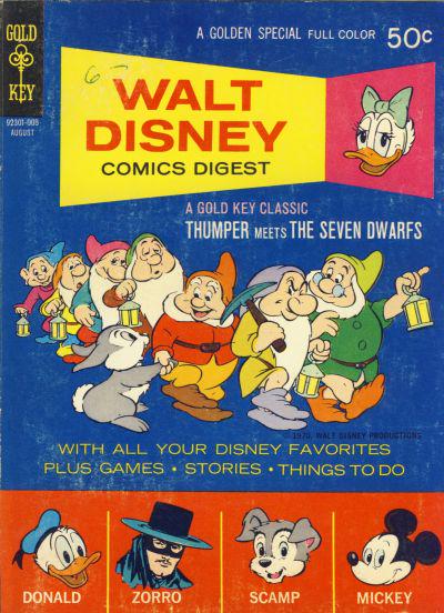 Walt Disney Comics Digest #24 (1970) Comic Books Walt Disney Comics Digest