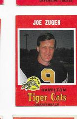 Joe Zuger Football Cards 1971 O Pee Chee CFL Prices