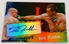 Rich Franklin [Autograph Bronze] Ufc Cards 2010 Topps UFC Main Event Prices
