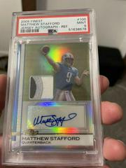 Matthew Stafford [Jersey Autograph Refractor] #100 Football Cards 2009 Topps Finest Prices