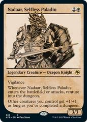 Nadaar, Selfless Paladin [Showcase Foil] Magic Adventures in the Forgotten Realms Prices