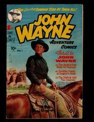 John Wayne Adventure Comics #1 (1949) Comic Books John Wayne Adventure Comics Prices