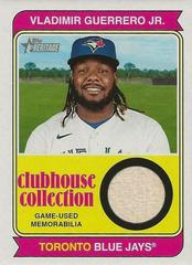 Vladimir Guerrero Jr. Baseball Cards 2023 Topps Heritage Clubhouse Collection Relics High Number Prices