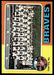 Braves Team [Clyde King, Mgr.] #589 Baseball Cards 1975 Topps Prices