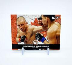 Georges St Pierre [Flag] #100 Ufc Cards 2013 Topps UFC Bloodlines Prices