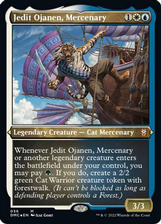 Jedit Ojanen, Mercenary [Etched Foil] #56 Magic Dominaria United Commander