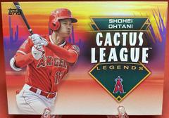 Shohei Ohtani Baseball Cards 2019 Topps Cactus League Legends Prices